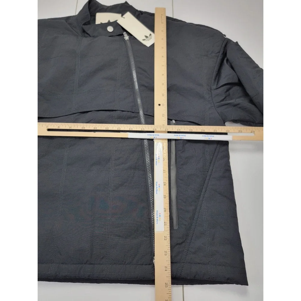 Adidas OG LA Motor Ave Racer Jacket Black Reflective Unisex XS JX6152 $330 New